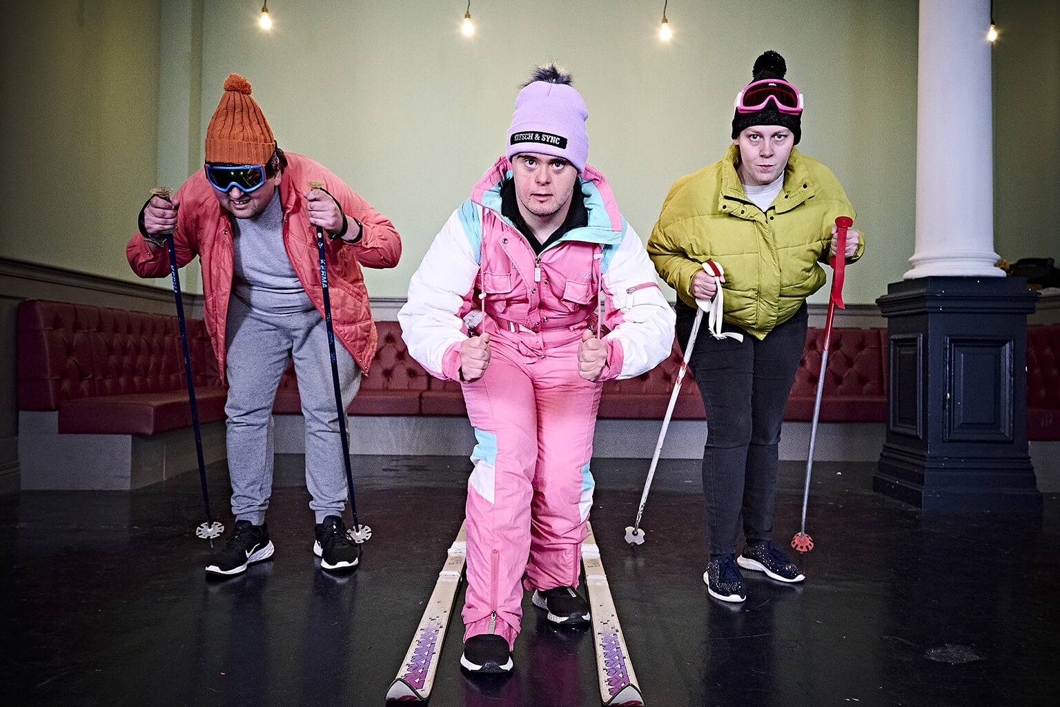 Group of skiers