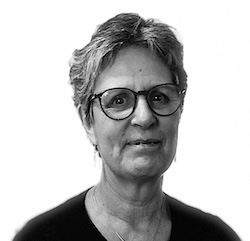 Black and white headshot