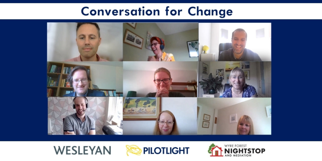 A Pilotlight team on a zoom call