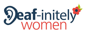 Deaf-initely Women logo